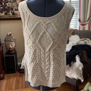 Neutral knit top